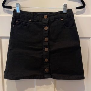 Miniskirt black size small, by Highway Jeans